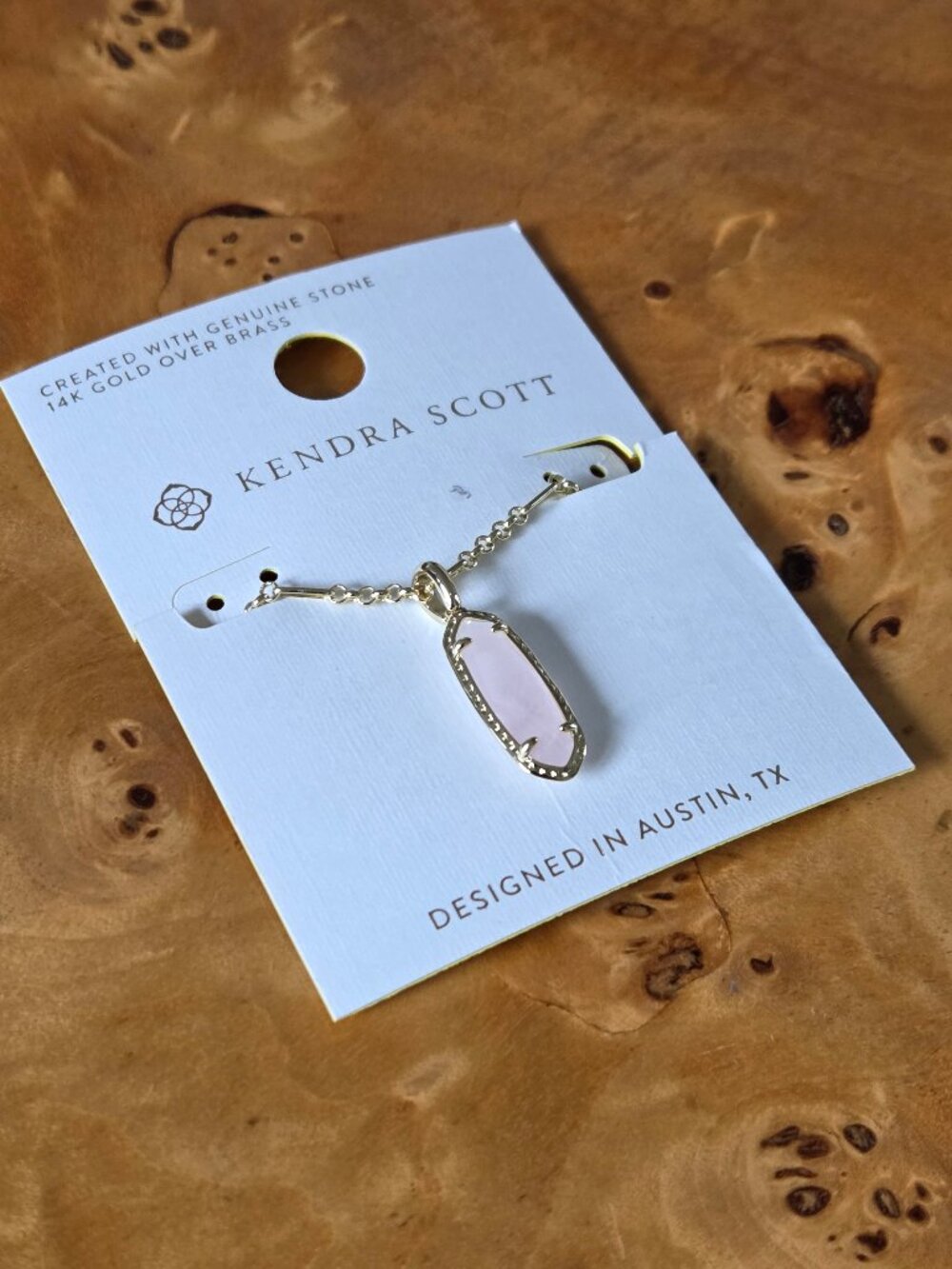 Kendra Scott Rose Quartz Pendant Necklace